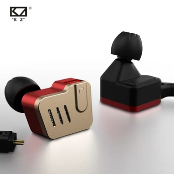 KZ BA10 5BA HIFI Bass słuchawki douszne monitor słuchawki sportowe, słuchawki redukcja Szumów Słuchawki wymiana kabla AS10 ZS6