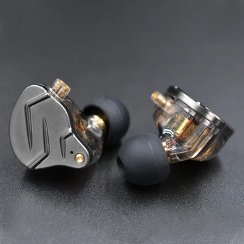 KZ ZSNPro Metal 1BA+1DD Hybrid technology HIFI Bass Earbuds In Ear Monitor sportowe słuchawki z redukcją szumów ZS10PRO ZST ZSX C12