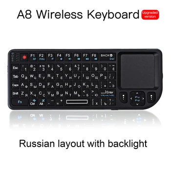 Kebidumei Mini Wireless Keyboards Air Mouse 2.4 G Handheld Touchpad do gier dla smart tv box dla smartfonów z systemem android