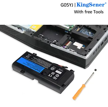 KingSener G05YJ bateria do laptopa DELL Alienware 14 A14 M14X R3 R4 Series Alienware P39G 14D-1528 GO5YJ Y3PN0 8X70T 69WH