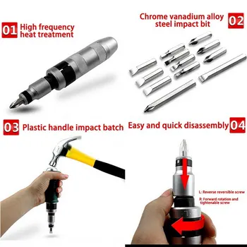 Klucz sterownik zestaw ręczne wkrętaki zestaw narzędzi do naprawy antypoślizgowe uchwyt uchwyt narzędzia wielofunkcyjny śrubokręt-1 opakowanie