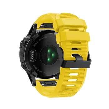 Kolorowy pasek do zegarka pasek Garmin Fenix 6X 6X Pro 26 mm wymiana silikonu bransoletki dla Fenix 5X 5X Plus 3 HR smart watch