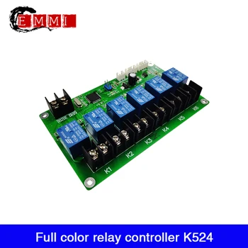 Kolorowy łączniki kontroler K524,funkcja synchronizacji zamiast timera i opóźnienia,regulacja jasności,6-zakresowy przełącznik zasilania,HD-K524