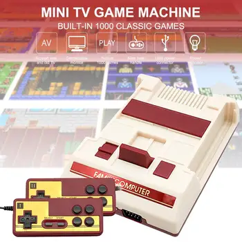 Kontroler klasyczny mini-USB do ładowania interfejs solidna konsola do gier kontroler wbudowany 1000 klasycznych gier automat
