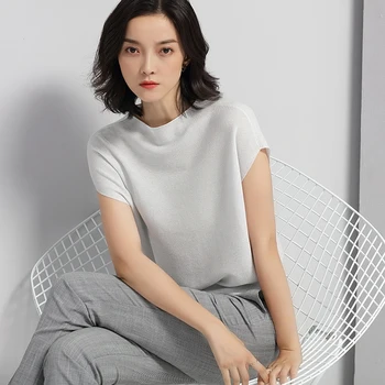 Koreański Modne Ubrania 2021 Długi Rękaw O-Neck Damska Odzież Damska Topy Bluzki Gładkie Koszule Biała Koszula Odzież 2768 50