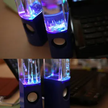 LED Light Dancing Water Speakers Music Fountain Light Speakers for PC laptop-telefon przenośny stół stereo Water Dancing Speaker