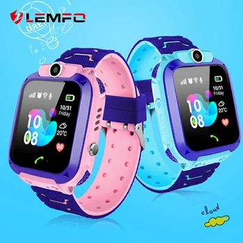 LEMFO Q12 dzieci inteligentne zegarki dla dzieci inteligentne zegarki dzieci z kartą SIM GPS wodoodporny prezent telefon zegarek dla dziecka Android IOS