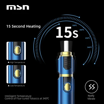 MSN M20 900 mAh Heat Not burn atomizer electronic cigarette device vaporizer kits fit for ICQS
