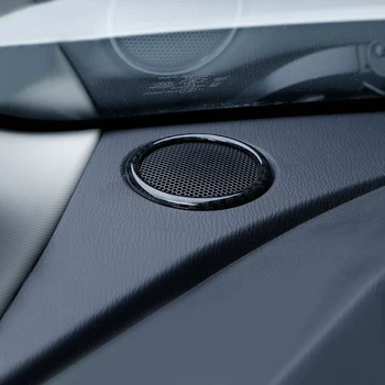 Mazda 2 Demio DL sedan DJ hatchback-2020 ABS głośnik audio pierścień pokrywa przednia pręt / rozpórka dźwiękowa ramka oprawy naklejka wykończenie