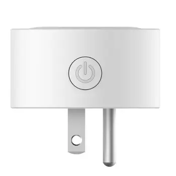 Mini Wifi Smart Plug Outlet działa z Alexa, Google Home, tylko 2,4 G Wifi, nie potrzebny jest koncentrator,(4 szt.)