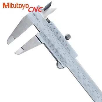 Mitutoyo CNC suwmiarka Нониусный 0-150 0-200 0-300 0.02 precyzyjny mikrometr narzędzia pomiarowe ze stali nierdzewnej Mitutoyo Kaliber środek