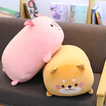 Miękki tłuszcz Shiba Inu Pies, Świnia, kurczak miękkie zwierzęta zabawka dzieci dorośli poduszki pocieszające pluszowe zabawki Kawaii prezenty na Urodziny