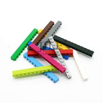 Moc Creative Brick 1x12 6112 DIY Basics Classic Oświecam Building Blocks zestawy kompatybilne z montażem cząstek zabawki dla dzieci