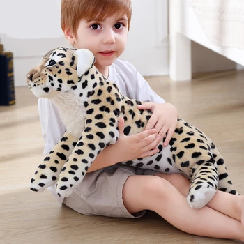 Modelowanie Tygrys pluszowe zabawki lew, lampart lalka miękka poduszka miękkie Zwierzęta Dzieci prezent na urodziny