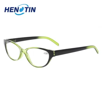 Modne Kocie Oczy Okulary Do Czytania Damskie Sprężynowe Zawiasy Piękne Kolorowe Okulary Okulary Okulary Do Czytania
