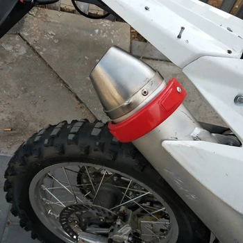 Motocykl rura wydechowa spadek ochronny pierścień tłumik ochrona guma do TRIUMPH TIGER 1050/SPORT 800/XC/XCX/XR 1200 EXPLORER