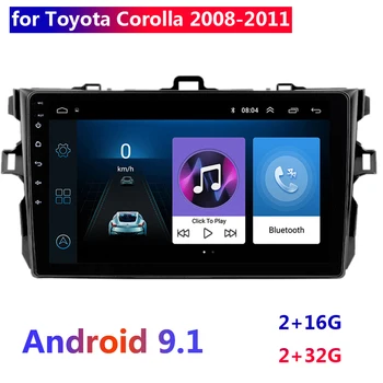 Motoryzacja centralny multimedialny system nawigacji GPS radioodtwarzacz Radio Android ekran dotykowy odtwarzacz do Toyota Corolla 2007 08 09 10 2011