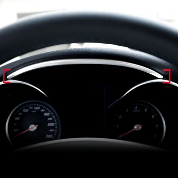 Motoryzacja drzwi wewnętrzne audio głośnik panel zmiany biegów drzwi podłokietnik pokrywa wykończenie naklejka dla Mercedes Benz C Class W205 GLC X205 akcesoria