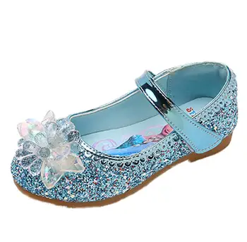 Mrożone Elsa królowa Śniegu buty dla jednej dziewczyny wiosna jesień księżniczka kreskówka Casual buty rozmiar 26-32