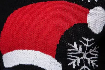 Męskie Przyczynowo-Skutkowego O Szyi Sweter Jeleń Drukowanych Jesień Zima Boże Narodzenie Sweter Z Dzianiny Sweter Swetry