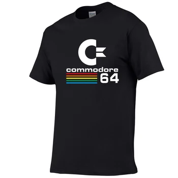 Męskie t-shirty 2020 Summer Commodore 64 Print T shirt C64 SID Amiga Retro Cool Design T-shirt Short Sleeve Top tee Męska odzież
