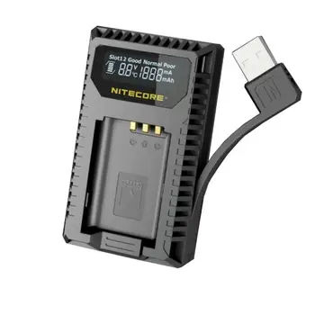 NITECORE USN2 USB Dual Slot Travel LCD Camera Ładowarka do Sony NP-BX1 akumulator kompatybilny DSC-HX350 DSC-H400 DSC-HX400 DSC-HX90
