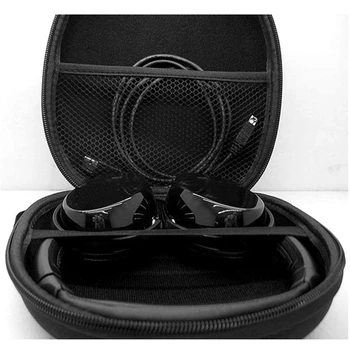 Najnowszy EVA etui do przechowywania słuchawek zamek Sztywna torba do przenoszenia Sony Audio Technica zestaw słuchawkowy czarny słuchawki torba podróżna