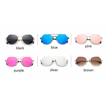 Niepowtarzalne luksusowe okrągłe okulary dla kobiet retro lustro różowe okulary dla mężczyzn jazdy 2020 damska marki okulary Przeciwsłoneczne Oculos