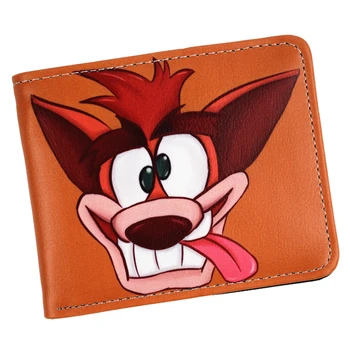 Nowa dostawa anime Crash Bandicoot torebka klasyczna gra portfel męski portfel