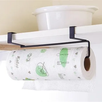 Nowe żelazko kuchnia uchwyt tkaniny do zawieszania rolka papieru toaletowego ręcznik uchwyt szafki kuchenne drzwi hak do przechowywania organizator WJ10281