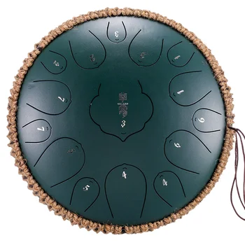 Nowy reed bęben 15 nut 12,5-calowy Handpan Drum Tank Drum Chakra Drum do medytacji, jogi i Zen z drogowej torbą