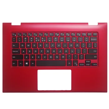 Nowy srebrno czerwony złoty laptop Dell inspiron 13 7000 7347 7348 7359 etui na laptopa podpórka dla dłoni wielkie litery z podświetleniem klawiatury