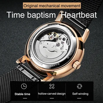 OLEVS 2020 nowe mechaniczne zegarki męskie Japan Movement Luminous Automatic zegarek męski Top brand