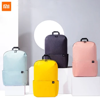 Oryginalny Xiaomi Mi Mini plecak 7L/15L/20L dużej pojemności Mężczyźni Kobiety torba podróżna miejski wypoczynek Back Pack kolorowe torby Sportowe piersi