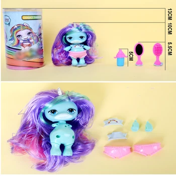 Oryginalny dziecko odradza się Jednorożec lalka figurka zabawka niespodzianka Poopsies Silcone seks lalki BJD kolorowe włosy zabawka dla dziewczynek prezenty dla dzieci