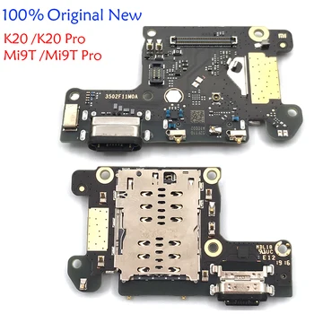 Oryginalny port ładowania Jack Connector Board Parts Flex Cable mikrofon dla Xiaomi Mi 9T Pro 9Se Redmi 8 8A 9A 9 K30 K20 Note 9