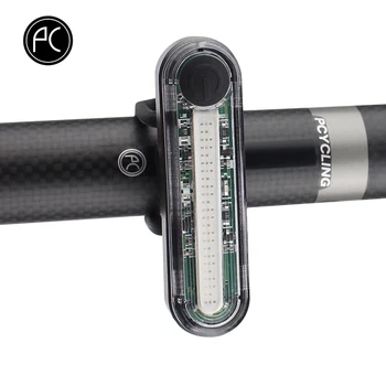 PCycling Bicycle Light USB Akumulator COB LED wodoodporna lampa tylna zespolona bezpieczeństwa lampa tylna rower lampka ostrzegawcza przednia jazda na Rowerze światło