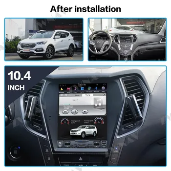 PX6 Android 9.0 128G Tesla Screen Car GPS nawigacja dla Hyundai Santa Fe ix45 2013-2018 multimedialny odtwarzacz DVD, stereo głowicy