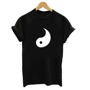 Pary odzież miłośnicy koszulki Mężczyźni Kobiety druku Yin Yang plotki koszulka prezent na Walentynki dla pary koszulka letnie topy odpowiednie
