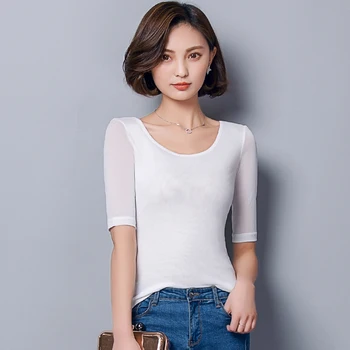 Plus Rozmiar Bluzki Damskie 2020 Połowa Jesień Rękawy Szyfonowa Bluzka Koszula Koreańskiej Casual Luźna Elegancka Damska Bluzka Topy Biały Różowy