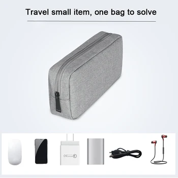 Podróże cyfrowy torba do przechowywania przenośny cyfrowy kabel USB ładowarka słuchawki makijaż torba do przechowywania organizator Torba pokrowiec pudełko na akcesoria