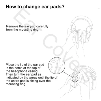 Poduszki słuchawek Sony MDR-V6 MDR-V7 MDR V6 V7 słuchawki nauszniki wymiana słuchawki nauszniki skóra syntetyczna gąbka pianka