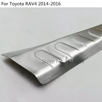 Pokrywa auta z zewnątrz wewnątrz z tyłu z tyłu na zewnątrz zderzak tylny drzwi pedał gazu nakładka próg wewnętrzny Toyota RAV4 2016