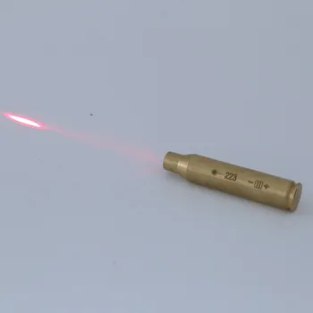 Polowanie Red Dot Laser Boresighter 9MM CAL.308. 223 30-06 CAL7.62x39 Red Dot mosiężny uchwyt taktyczny czerwony broń wzroku na oczach