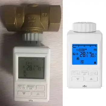 Programowalny termostat zegar TRV siłownik zaworu chłodnicy regulator temperatury