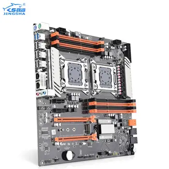 Płyta główna X79 Dual CPU z 2× E5-2690 i 8×8GB=64 GB 1600MHz DDR3 ECC REG Memory i 512G M. 2 SSD 2*CPU Fan i GTX960 4G GPU