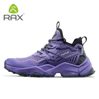 RAX buty do biegania mężczyźni i kobiety buty sportowe na świeżym powietrzu oddychające lekkie buty do biegania Air Mesh Górna antypoślizgowa podeszwa z naturalnego kauczuku
