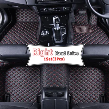 RH dywany dla Hyundai Elantra 2020 2019 2018 2017 2016 dywaniki samochodowe auto akcesoria do wnętrza części dywany z imitacji skóry