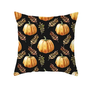 RULDGEE 2020 New Halloween Pumpkin Pillow Set to Customize Peach Skin Home Decoration Products poduszka Poduszka talia poszewka