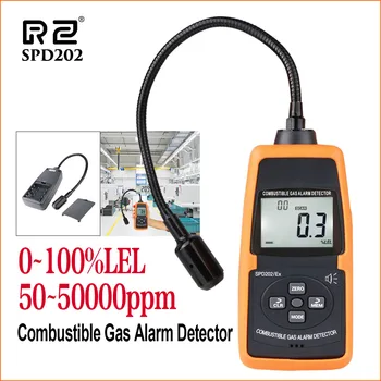 RZ газоанализатор detektor gazów palnych czujnik wycieku gazów palnych detektor cyfrowy sygnalizator gazów palnych licznik SPD202/EX